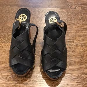 Tory Burch size 8 brand new sandal heels!!